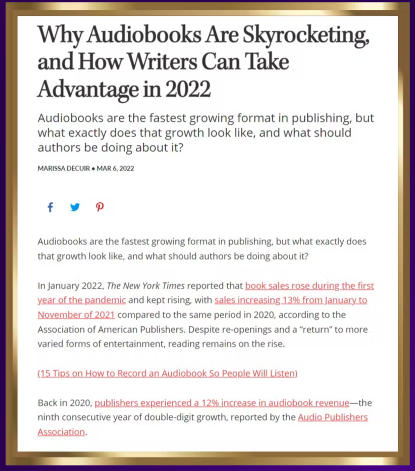 audiobooks are skyrocketing